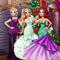Preparativos para la Navidad de las princesas