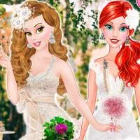 Día de la boda de las princesas rubias