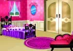Decorarea dormitor Barbie roz