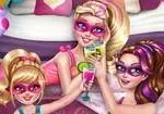 Súper Barbie festa de pijames