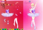 Laro Barbie kasuotan ballerina dress bihisan