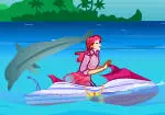 Barbie jazda na nartach wodnych zabawny