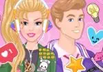 Barbie và Ken ăn mặc quần áo của tôi