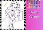 Bratz Yasmin farvelægning 2
