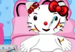 Hello Kitty Fahrradunfall