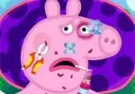 Peppa Pig blessé