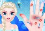 Médico pela mão de Elsa Frozen