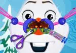 Olaf no médico do nariz