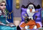 Olaf de Frozen - médico congelado