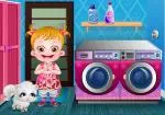 Dziecko Hazel czas aby zrobić pranie