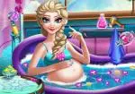 Pregnant Elsa Spa