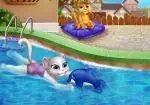 แองเจลาในสระว่ายน้ำ