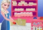 Elsa cuinar el pastís de noces