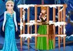 Elsa sauve à sa sœur Anna