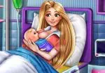 Maminku Rapunzel porod