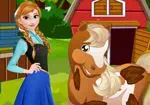 Anna auf dem Bauernhof der Pferde