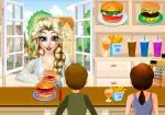Công chúa Elsa cửa hàng bánh burger