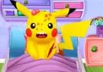 Pikachu na sala de emergência