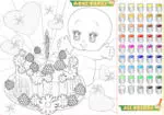 Kid\'s coloring Birthday