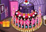 Monster High Dekoration av Födelsedagstårtan