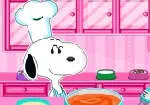 Snoopy\'s Rainbow Clown Cake