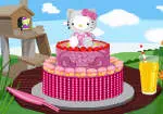 Hello Kitty decoração do bolo