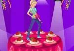 Le gâteau de Barbie pop star