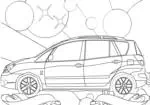 Раскраски для Детей Toyota Corolla