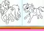 Pony färg spel