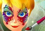 Tinkerbell Spring Face Painting