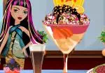 Monster High παγωτό φρούτων με σιρόπι