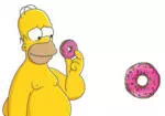 Simpsons Dozen daripada Donuts pong