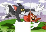 Tom a Jerry Posuvné puzzle