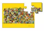 Todos os personagens dos Simpsons Puzzle