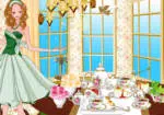 Decorar o salão de chá da Elizabeth