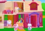 Hello Kitty oyuncak bebek evi inşa