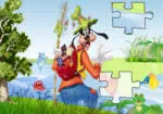 Disney Goofy de pescuit jocul puzzle
