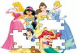 Jocul Puzzle Printesele Disney