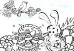 Easter eggs - coloring game