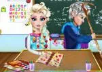 Elsa dissimular amb les tasques escolars