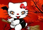 Hello Kitty estilo do Dia das Bruxas