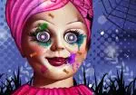 Annabelle gruoppvekkende endring av utseende for Halloween