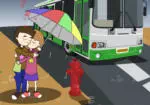 Baciare sotto la pioggia