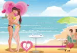 Kyssar på stranden