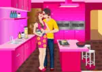 Całowanie w kuchni