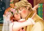 Anna wedding kiss