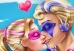 Super Barbie embrassant
