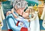 Elsa beso de la boda