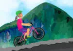 Ciclista di montagna