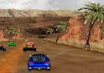 Drift melalui padang pasir 3D